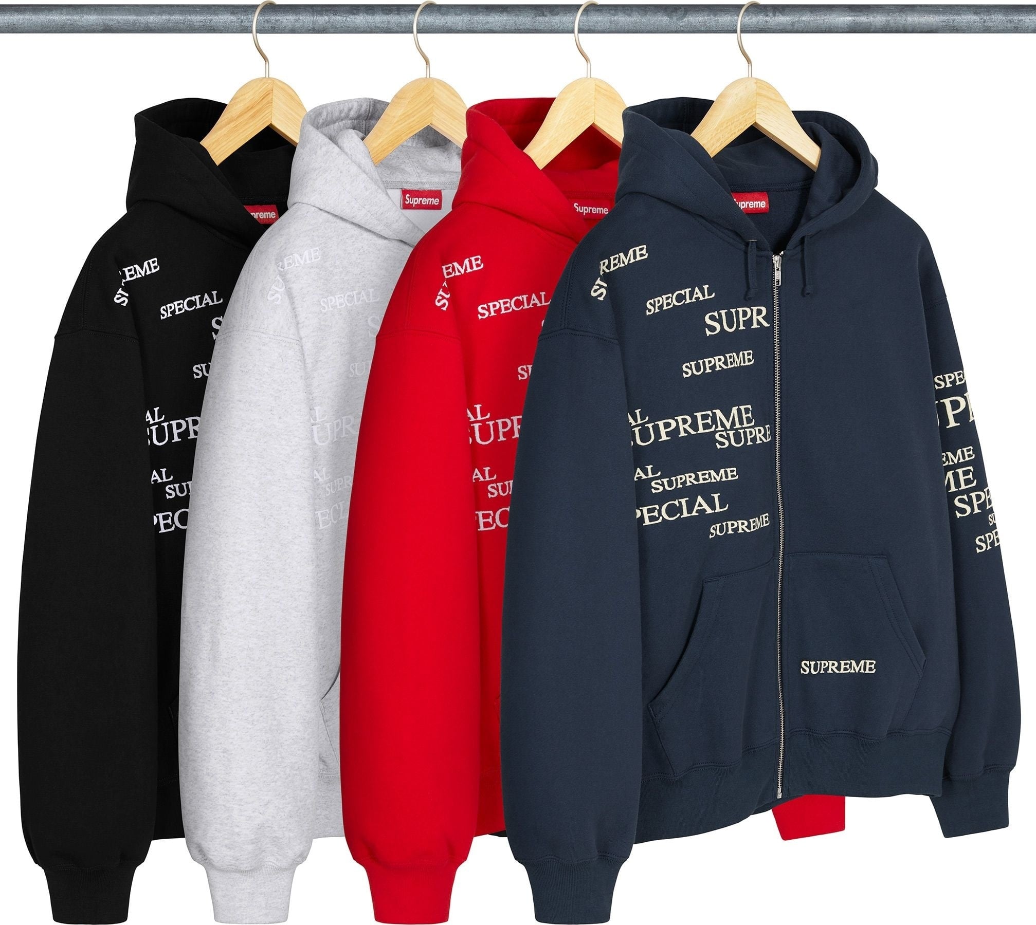 Special Zip Up Hooded Sweatshirt